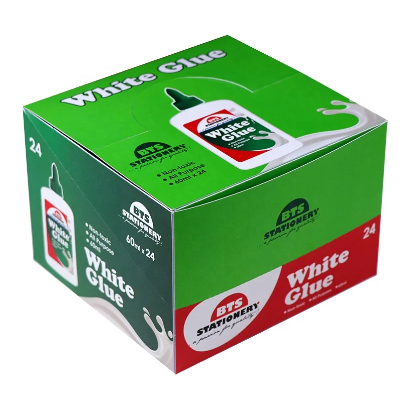 60 мл Коробка многоцелевой pva жидкий белый клей