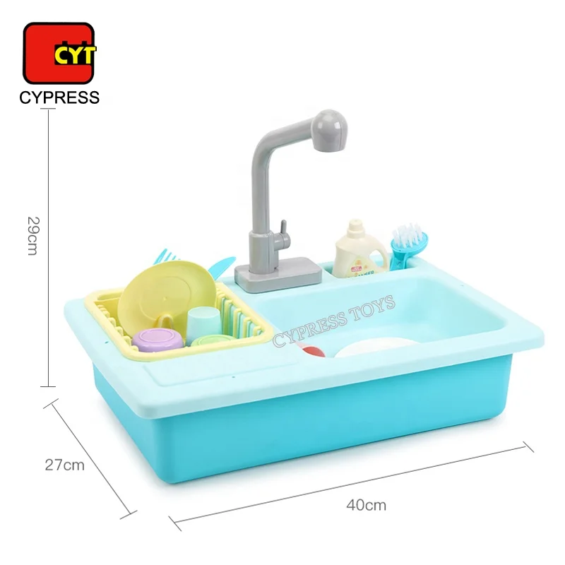 Cocina De Juguete Pretend Play Kitchen Sink Set Toy Tableware Toy For Kids