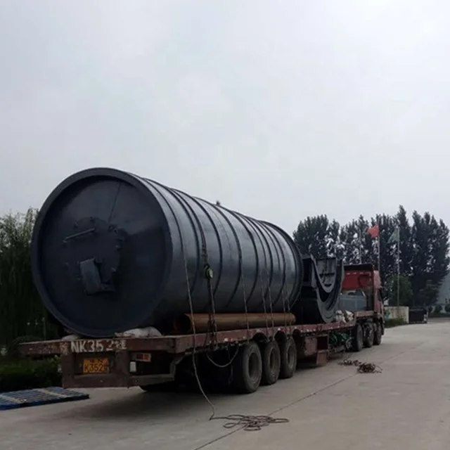 New designed continuous plastic pyrolysis plant with Diesel output directly