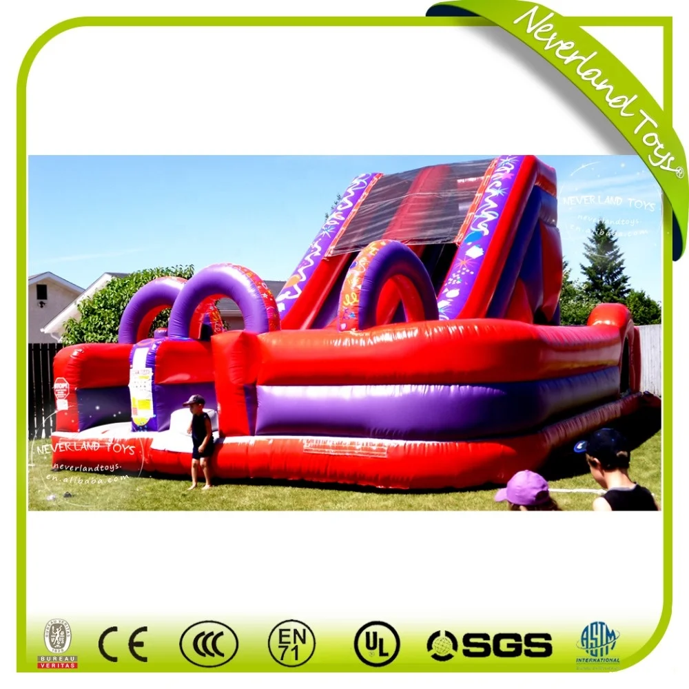 
Colorful Entertainment Adult Inflatable Obstacle Course Bouncy Castle Commercial 