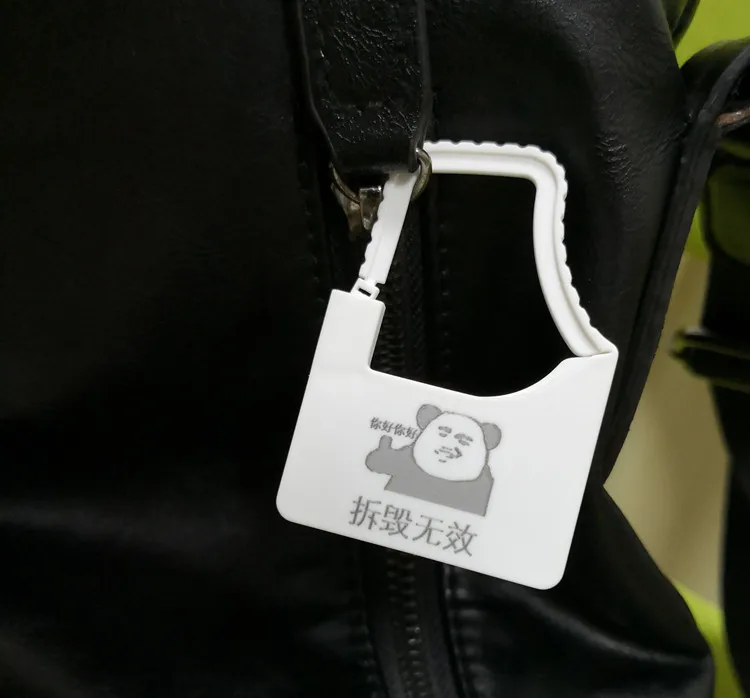Factory Price Customized Plastic Safety Padlock Tamper Proof Lock Seal For Bag/Shoes/Commodity