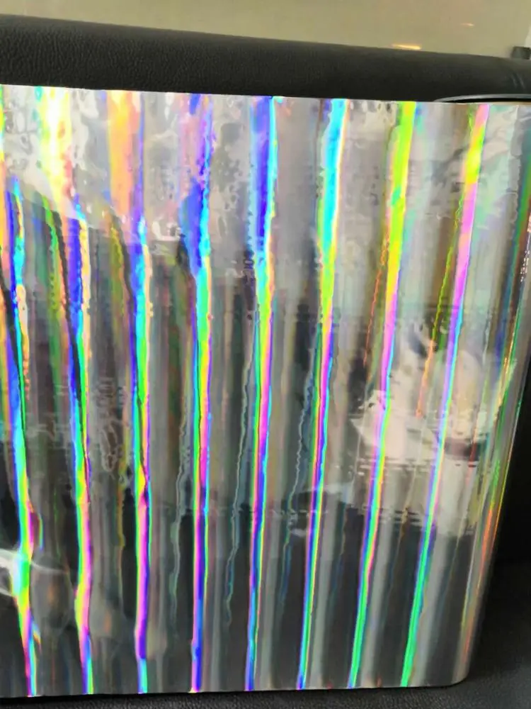 BOPP/PET seamless light pillar packing film in roll holographic composite film for cardboard paperboard packing flowers gift bag