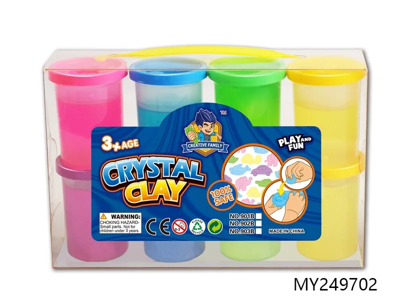 DIY Magic slime 100g 12 pcs Non Toxic Crazy clay slime toy for kids