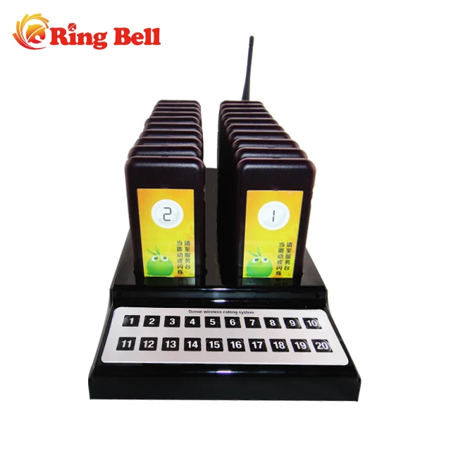 Вызова официанта Coaster пейджеры беспроводной вызова службы системы