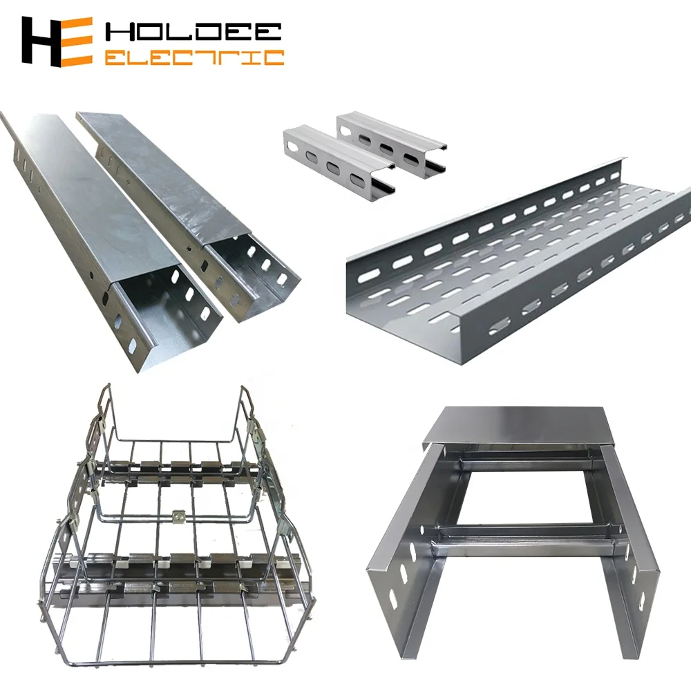 Hongyi electrical Galvanized, HDG, Coating, stainless steel, FRP, aluminum alloy steel wire mesh cable tray