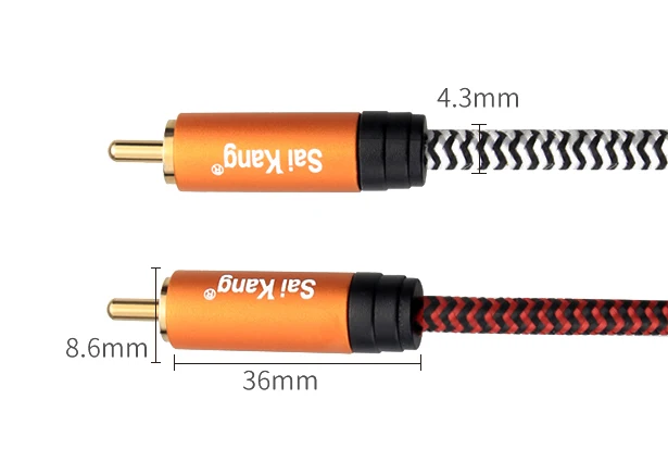 Лидер продаж 2 RCA-2 RCA кабель av мужчинами