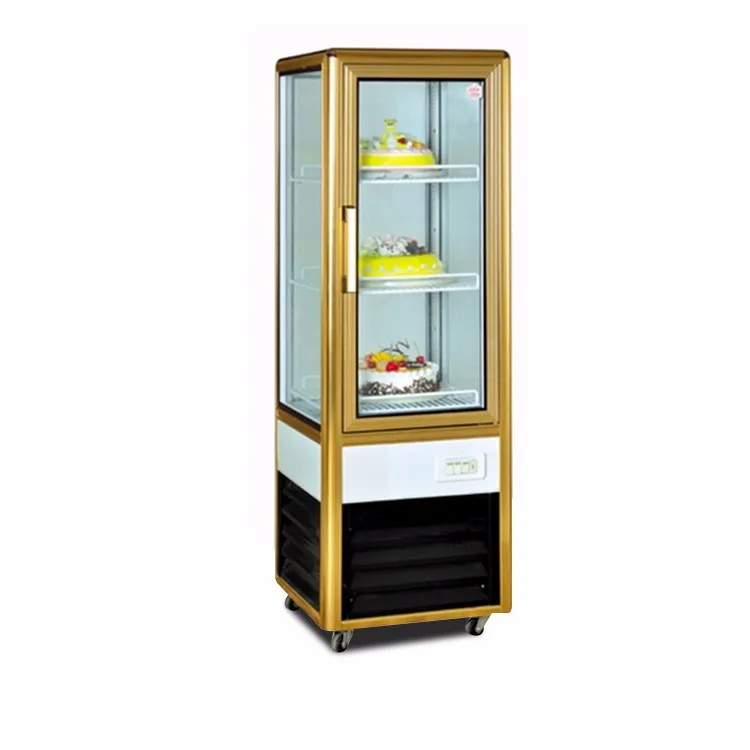 Junjian Guangzhou cake shop glass fridge supermarket store showcase sushi cake display