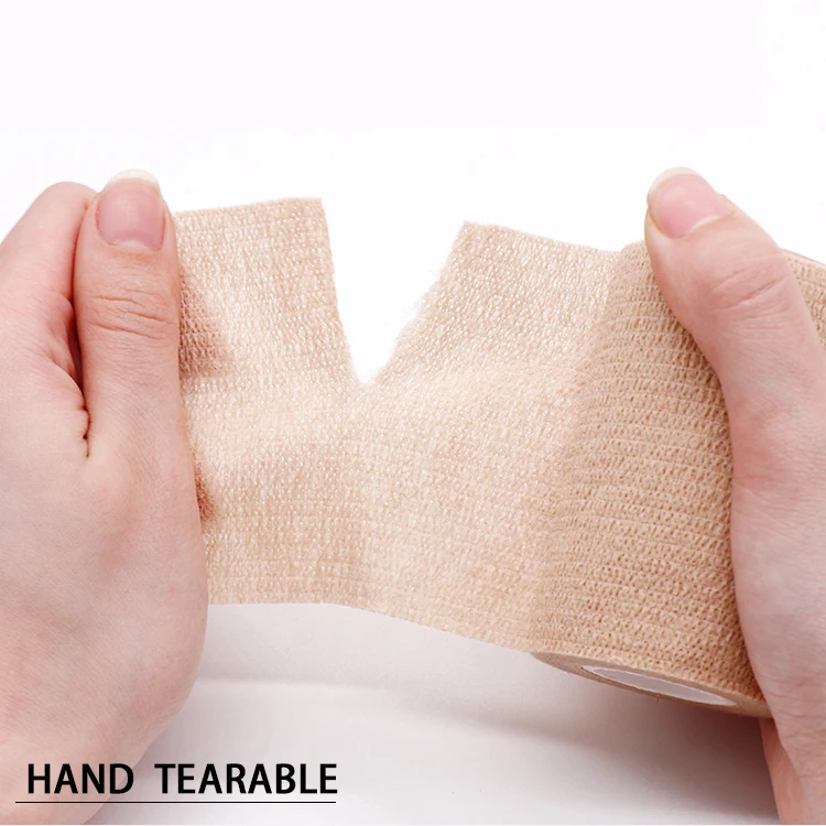 
High Quality Cheapest Price Colorful Medical Adhesive Elastic Non Woven Bandage With Ce 