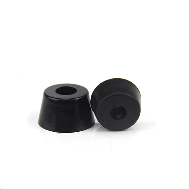 Custom recessed rubber bumper with thread,rubber feet