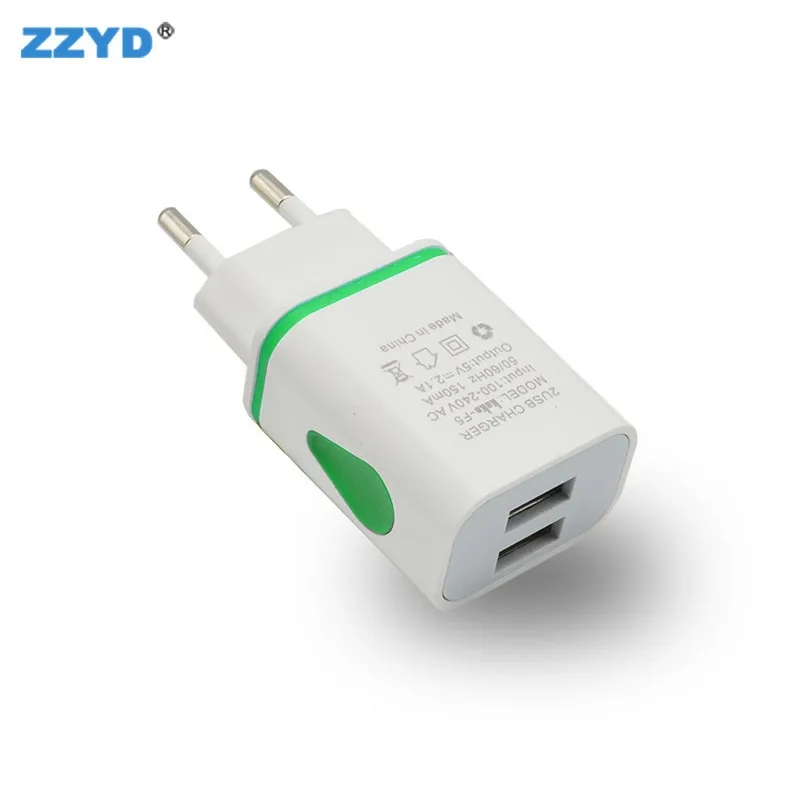  2018 оптовая продажа настенное двойное зарядное устройство Usb 2 порта разъем портативный адаптер для зарядки сотового