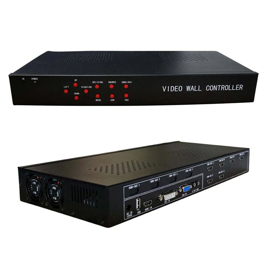 2*3 Video Wall HD-MI Processor IP Network  HDTV 1080p Controller Splicing