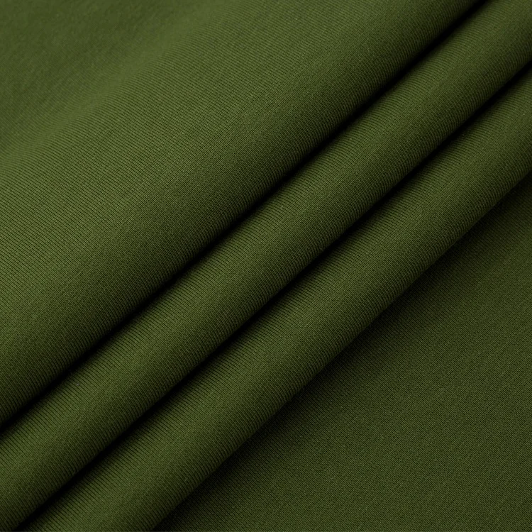 Plain Dyed Quilting Knitted White Cloth Fabric Cotton Fleece Polyester Cotton Terry Fabric Women Garment Imported Dubai