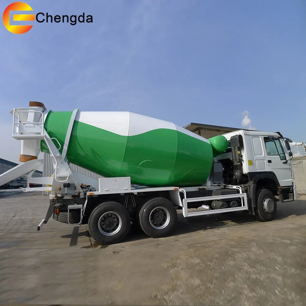 SINOTRUCK HOWO SHACMAN  6X4  6 7 8 9 M3 10 12 16 Cubic Meter Mini Concrete Mixer Chassis Cement Concrete Mixing Mix Mixer Truck