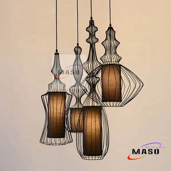 simple fancy vintage lamp black ceiling items for home and hotel decor metal frame