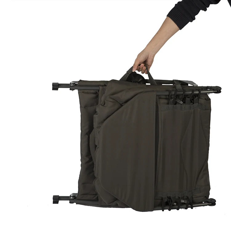 Cotton folding adjustable camping bed for outdoor leisure time