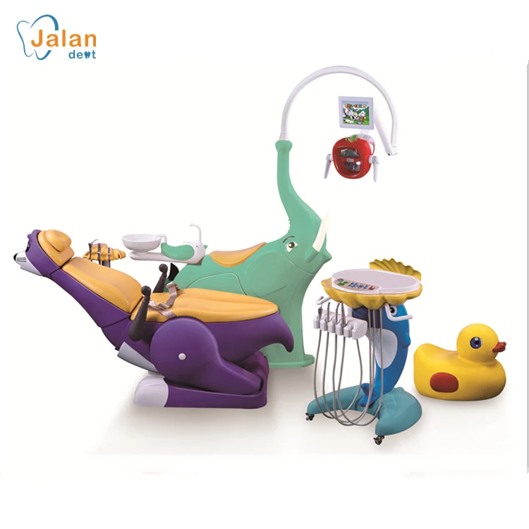 High Quality Kangaroo Design TV Player Children Dental Unit/ Dental Chair For Children