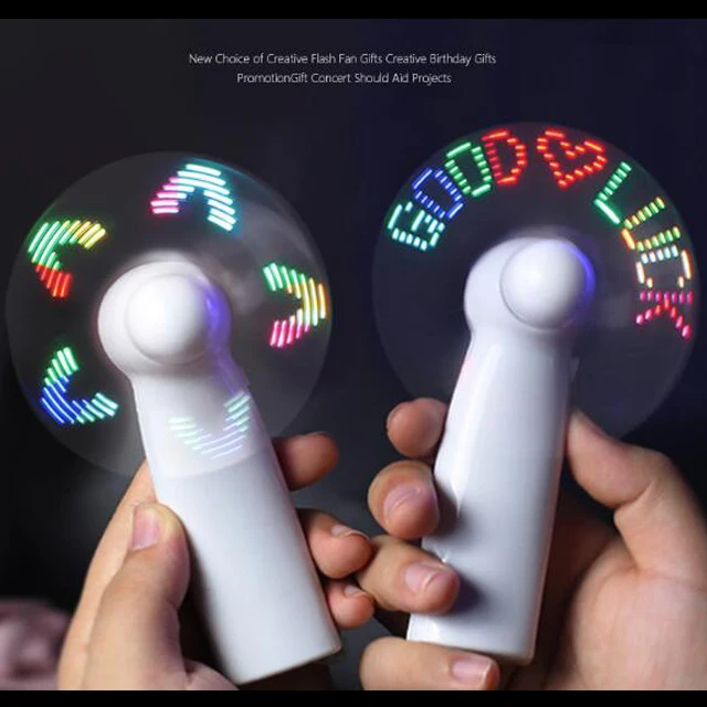 Hot Selling Novelty LED USB Mini Portable Hand Fan