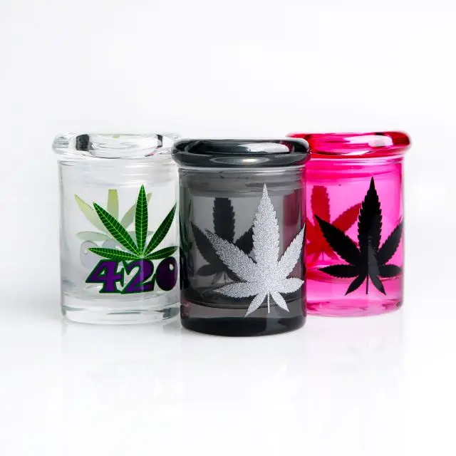 Лидер продаж на Amazon, герметичная банка для сохранения сорняков с защитой от запаха, УФ-бутылка 50 г, 80 г, 100 г, 3 унции, 6 унций