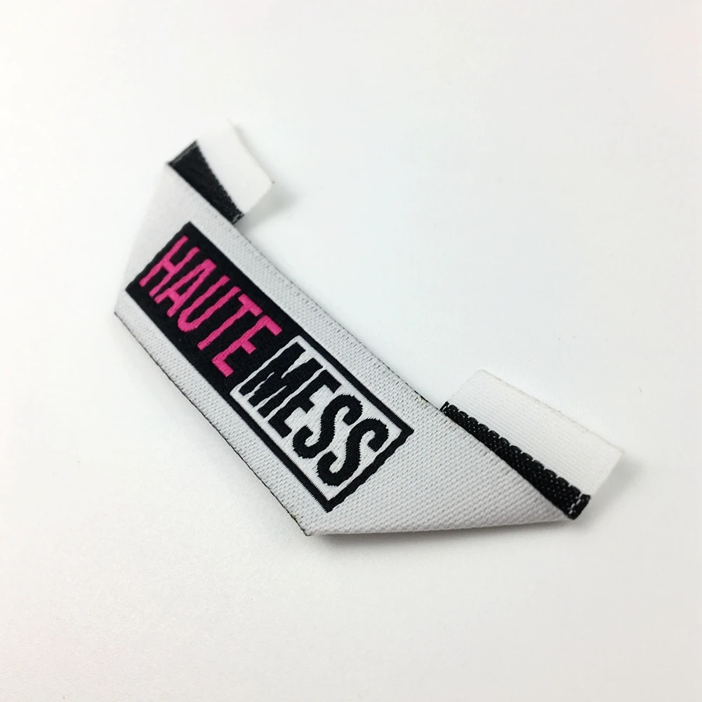 factory  Customized sewing labels Shirt garment label tag Woven Labels