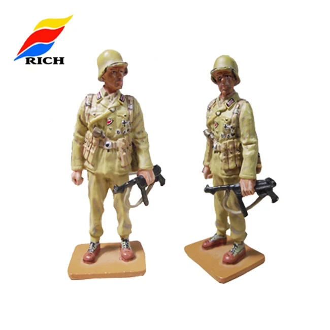 Custom Metal Small Soldier Model Toys Handpainted Decorative mini toy soldier world war I /world war IIarmy