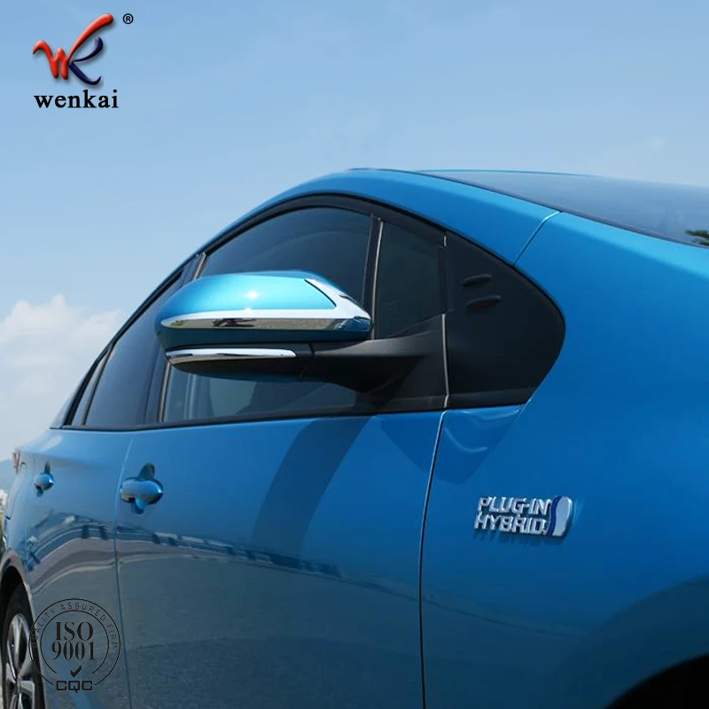 2pcs ABS Chrome Rear View Side Mirror Cover Decoration Trims For Toyota Prius PHV Prime Car Accessories 2016 2017 2018 2019 2020