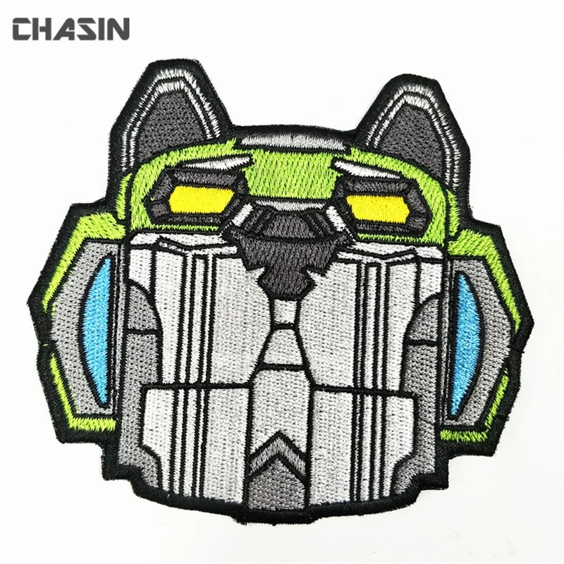 Bear Embroidery Badge Patch, Animal Design Bear Logo Embroidery Applique Patch For Garment