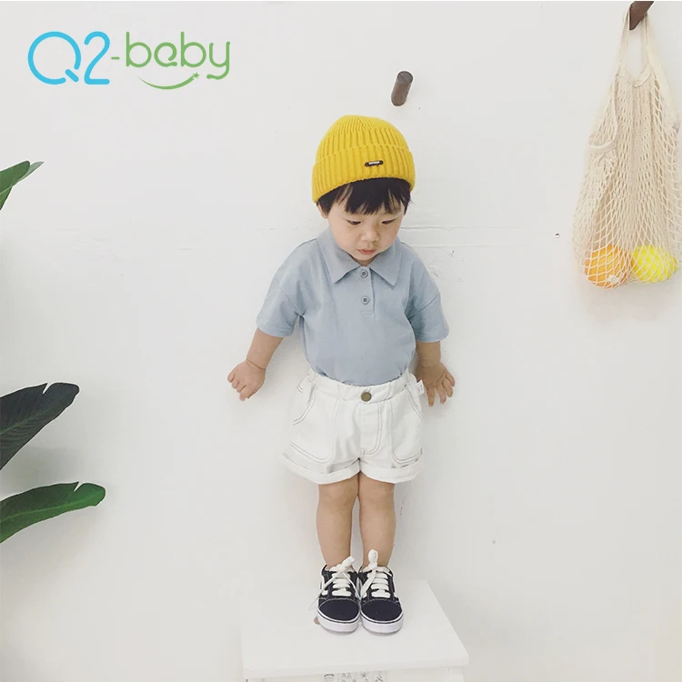 
Q2-baby China Factory Summer Clothes Short Sleeved Cotton Casual Boys Girls Baby T-Shirts 