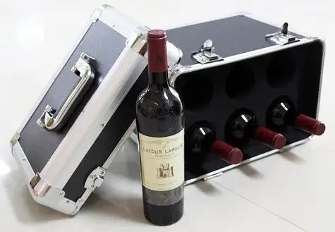 
Customized Aluminum Alloy Red Wine case for Tank Car-borne 