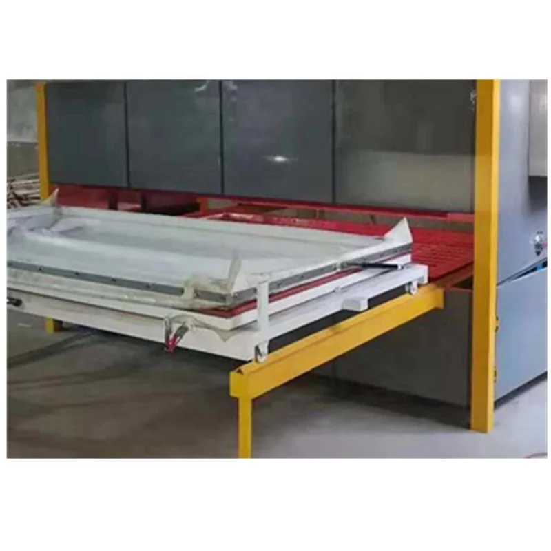 PVC film laminating machine on the door MDF panel vacuum membrane press machine 058