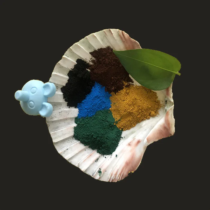 paint iron oxide synthetic pigment red yellow black green blue orange brown