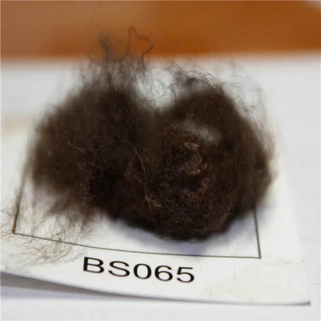 
GRS certified Recycled Polyester staple fiber black fiber 1.5D38MM 