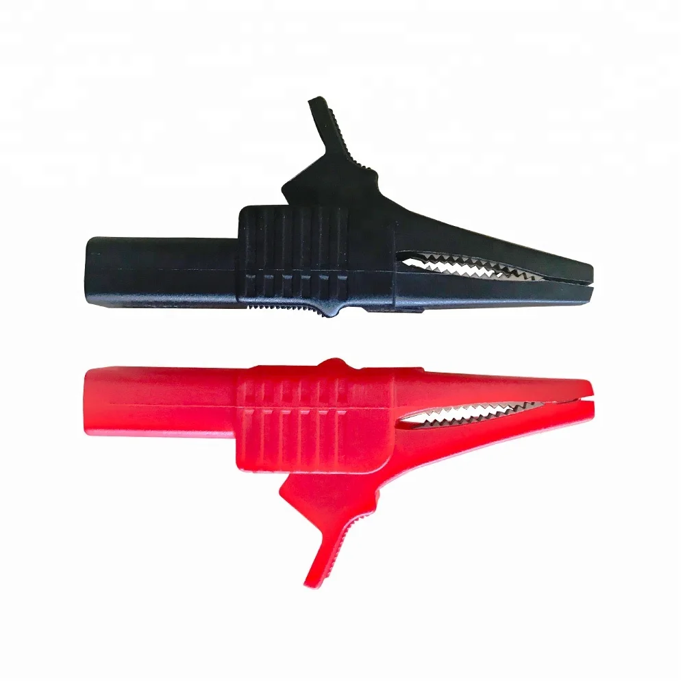 MX 85 мм Красочные Тестирование зонда изоляцией Аллигатор Крокодил Зажимы 4 мм банан розетка