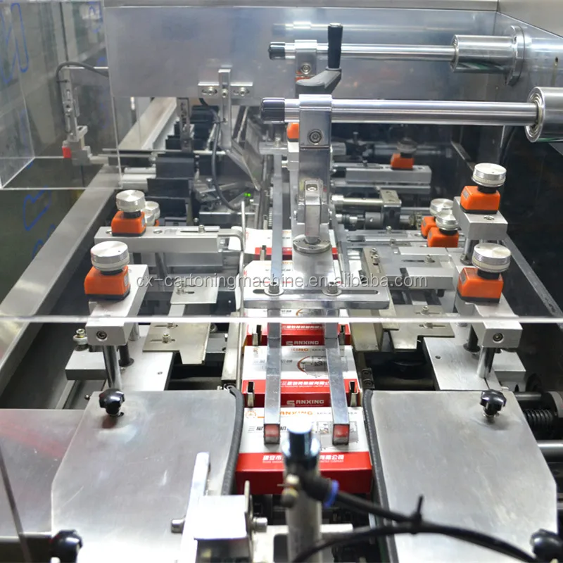 
Whole sale product glue sealing packing condom automatic high speed cartoning machine 