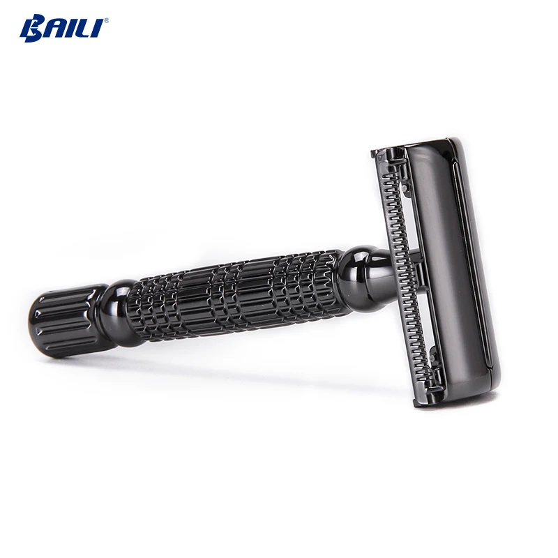 
China sale OEM Competitive Label Razor butterfly open safety razor 