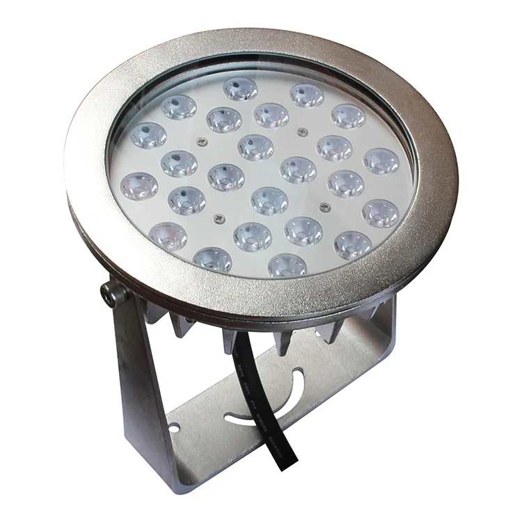 316L Stainless Steel IP68 Waterproof RGBW DMX512 Fountain Decorative 96W Led Underwater Light