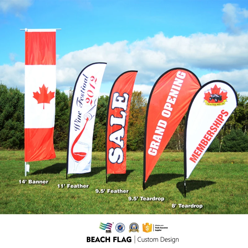 Завод флага teardrop в Гуанчжоу