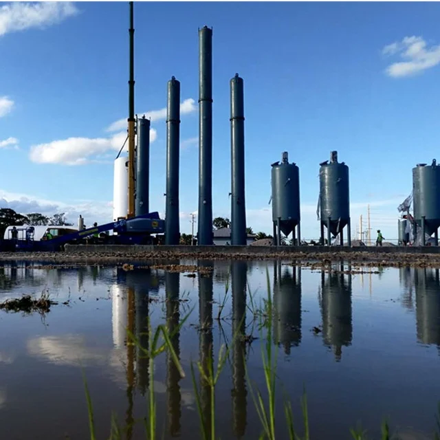 50Tons continuous waste oil distillation  machine in vacuum system