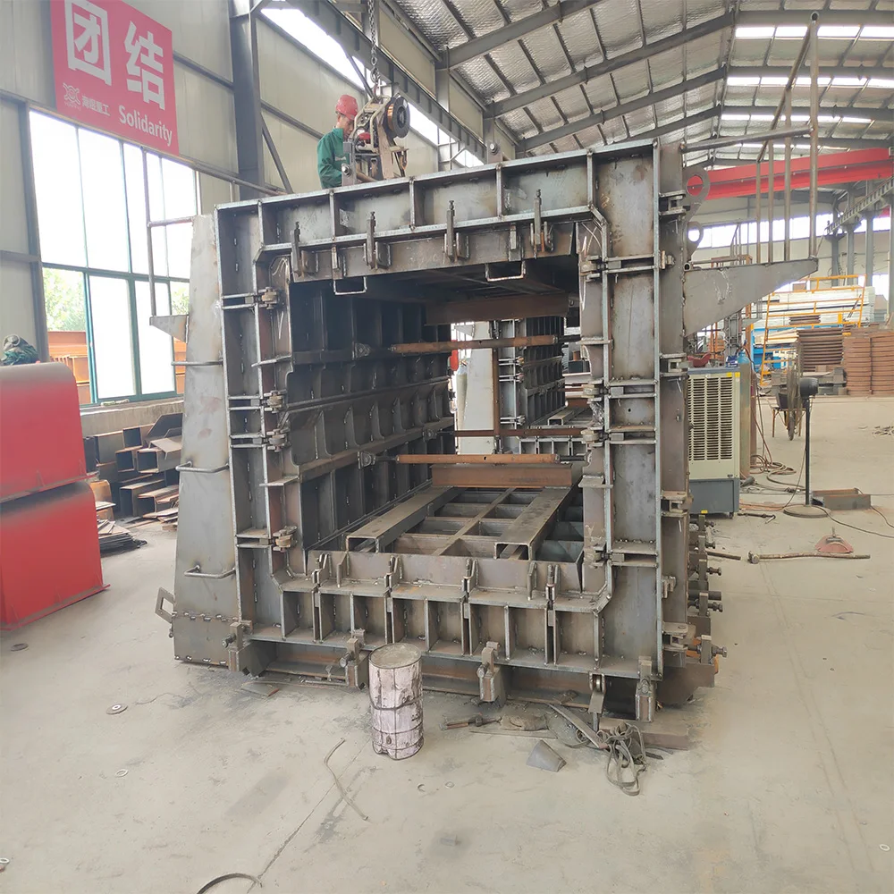 Custom Concrete Underground  Gallery Mould Precast Concrete Box Culvert Mould