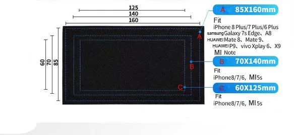
Wholesale mobile i Phone 8 case packaging with EVA foam insert 