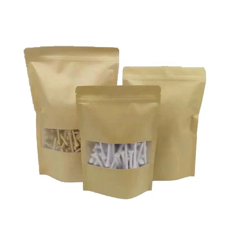 Natural colored Golf Tee with logo printing