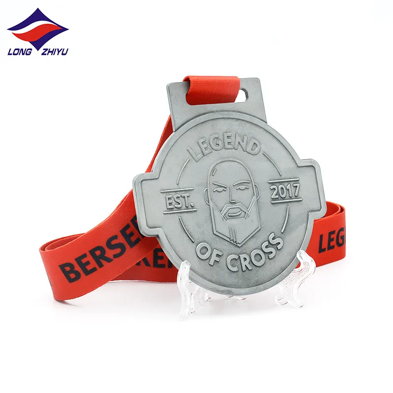 Longzhiyu 15 years manufacturer wholesale religious medals western christian medals metal catholic medals custom your logo size