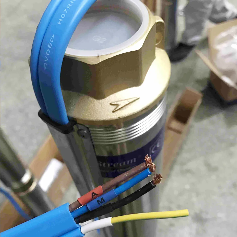 4 Inch Diameter qj Series Deep Well Multistage Submersible Water Pumps