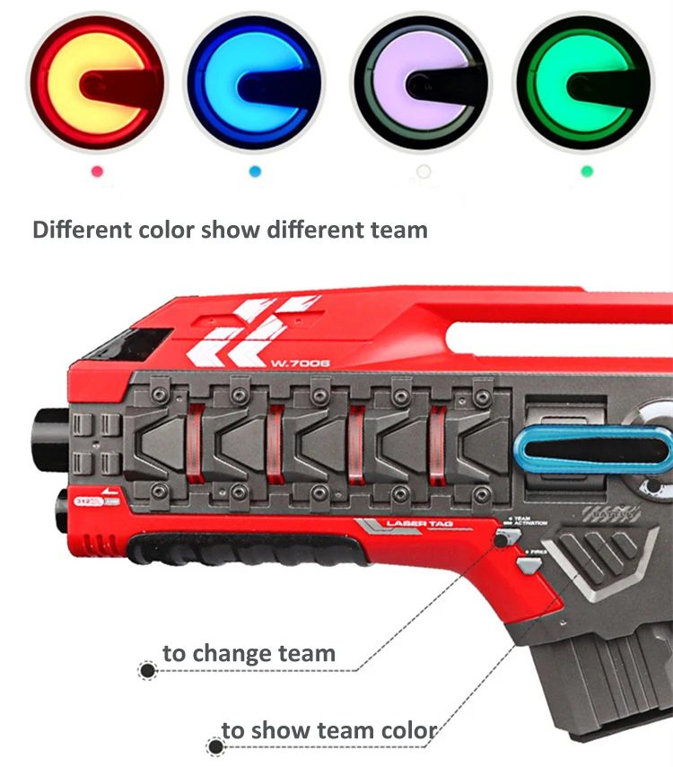 Горячая Распродажа интерактивные игрушки для родителей и детей питание от аккумулятора звуковая Лазерная бирка пистолет для детей боевая игра для воинов уличные игрушки