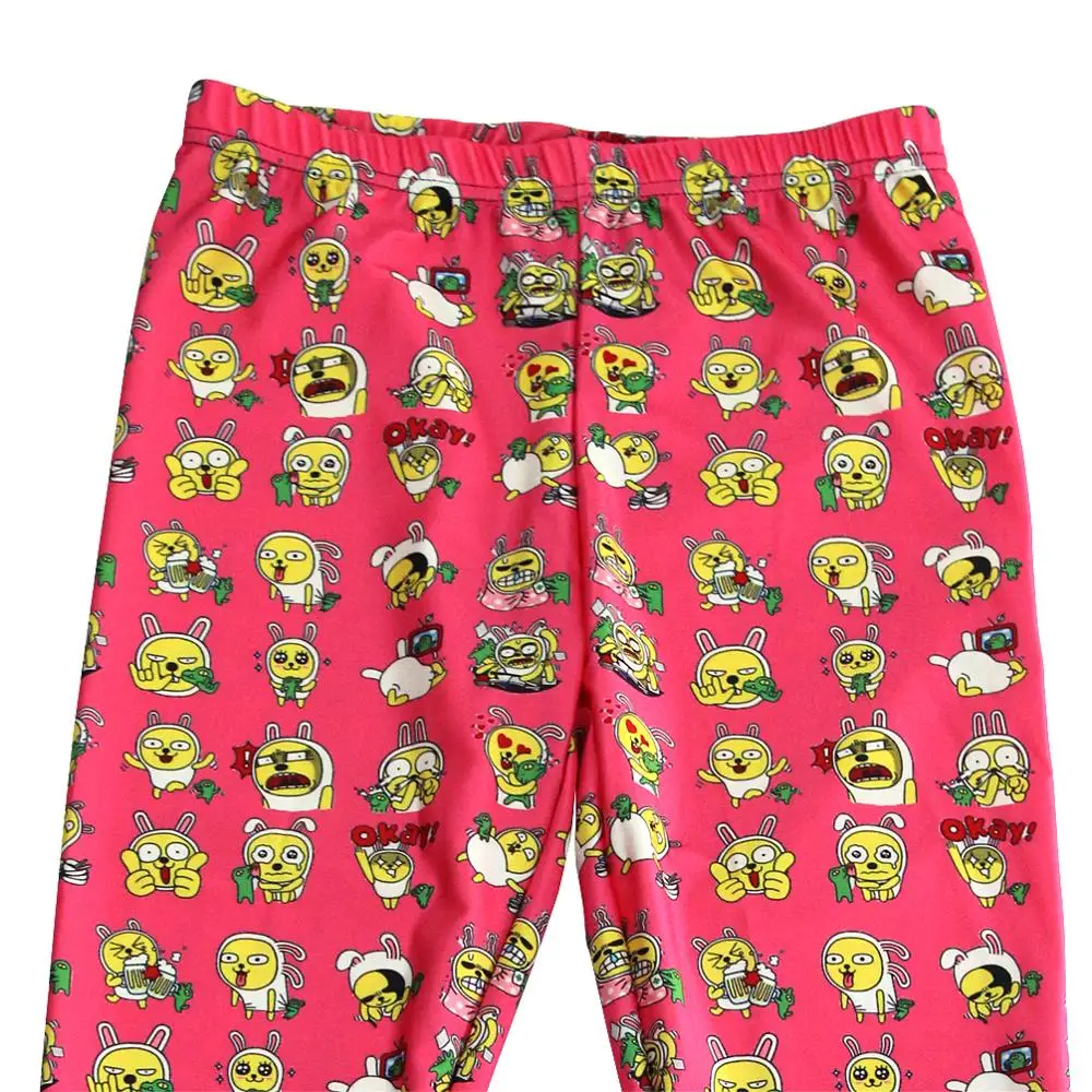 
Custom Print 92% polyester 8% spandex women red knitted brushed leggings 