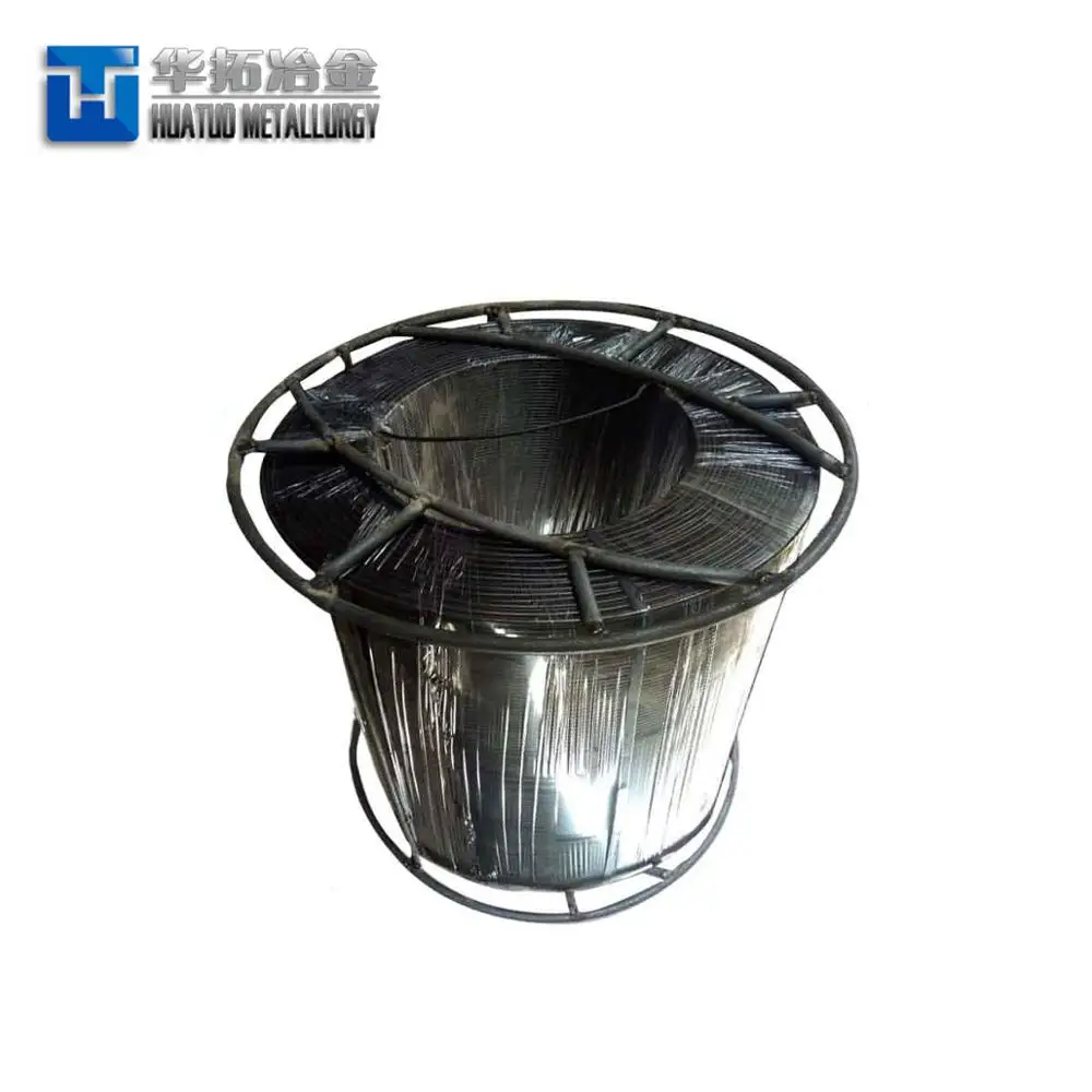2023 Hot Sale Steel making Deoxidizer Calcium Ferro Alloy/Ca Fe Cored Wire