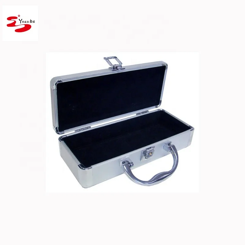 Casino 60 Metal Aluminum Rectangular Poker Chip Carry Case