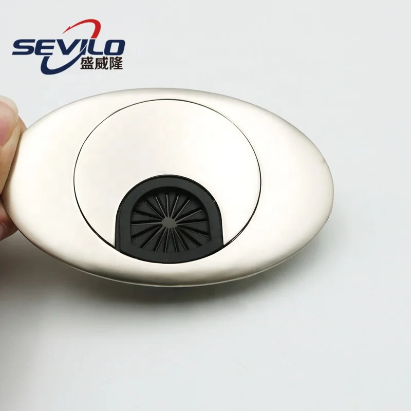 Ribbon Cable Cover Desk Conference Table  Grommet Management