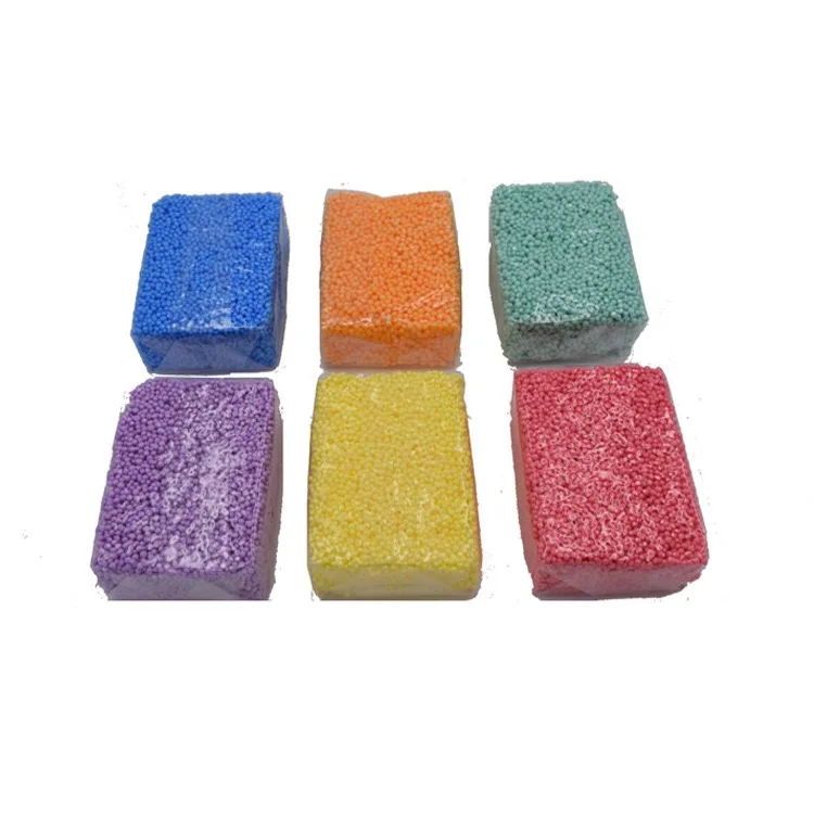 Non toxic non dry play foam promotional intelligent foam putty modeling clay modeling beads