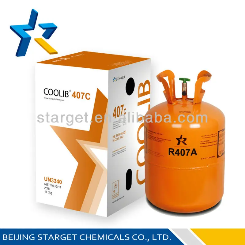 mixed refrigerant gas R404a R-507/407/410/404 gas