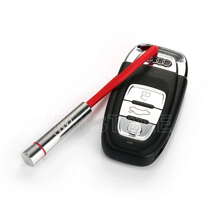 Silver Needle Strap Auto Car Key Ring